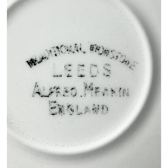 Alfred Meakin LEEDS Shape, Set of 6 Flat Teacups 2 7/8” & Saucers 5 5/6” England - Picture 6 of 8